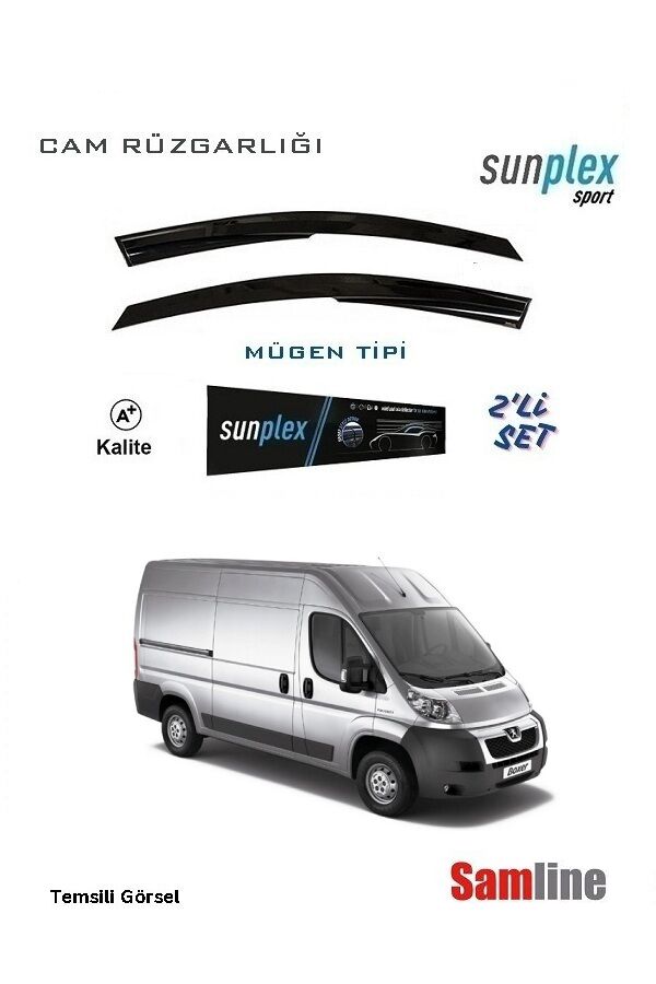 Cam Rüzgarlığı 2'lİ Set Peugeot Boxer (2007-2014) Panelvan