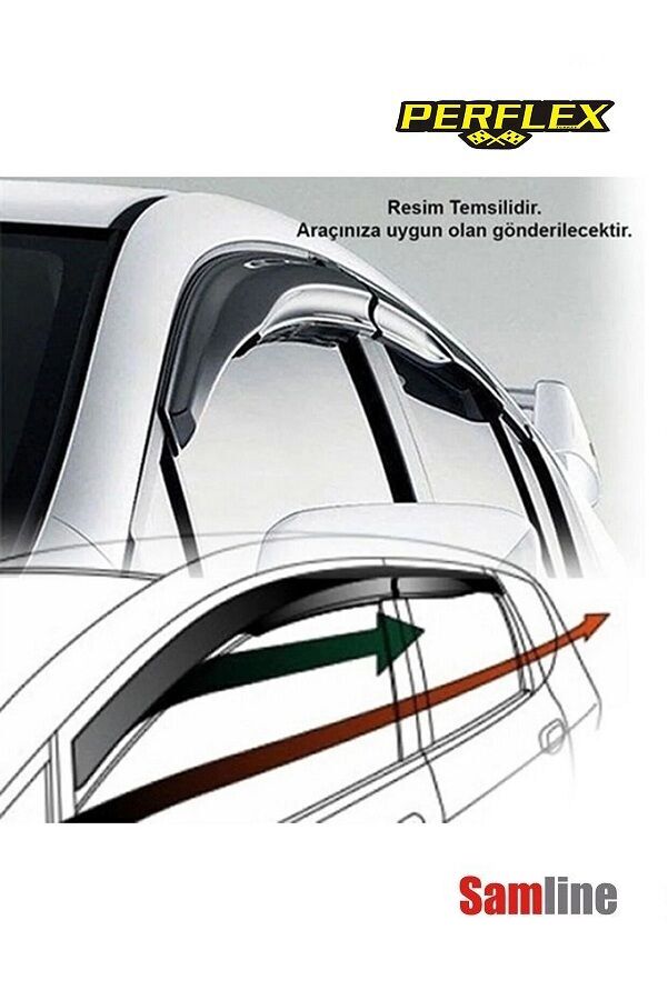 Cam Rüzgarlığı 4'lü Set Fiat Egea Station Wagon (2016-2024)