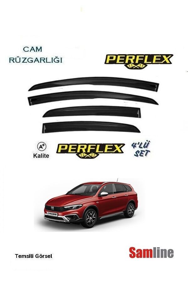 Cam Rüzgarlığı 4'lü Set Fiat Egea Station Wagon (2016-2024)