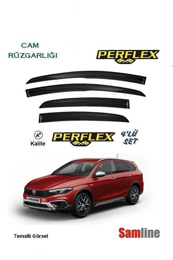 Cam Rüzgarlığı 4'lü Set Fiat Egea Station Wagon (2016-2024)