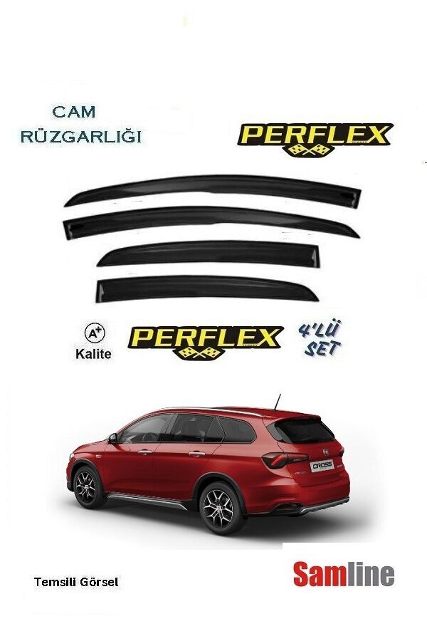 Cam Rüzgarlığı 4'lü Set Fiat Egea Station Wagon (2016-2024)