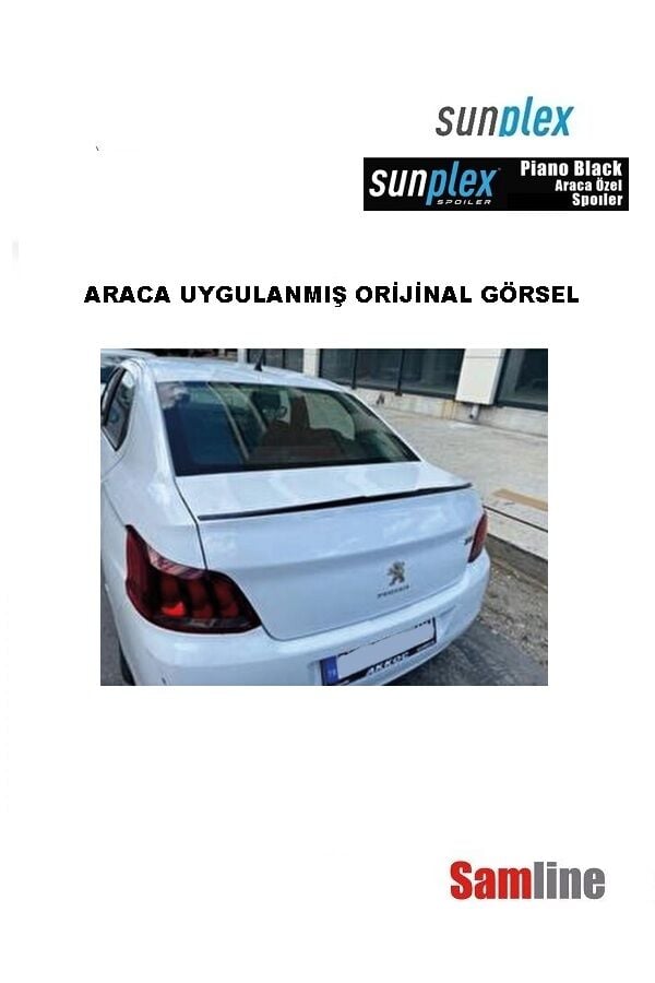 Bagaj Üstü Spoileri Peugeot 301 (2012-2020) SUNPLEX