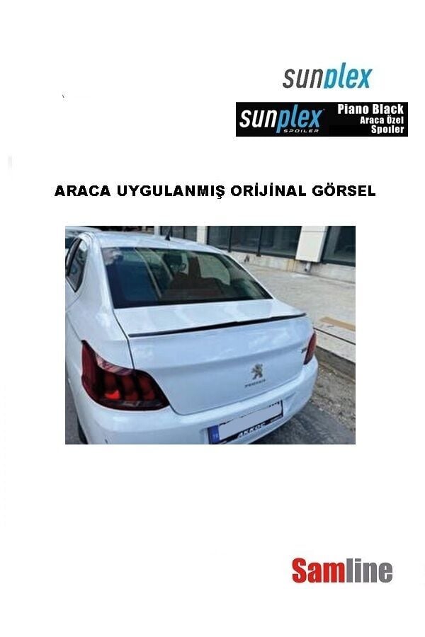 Bagaj Üstü Spoileri Citroen C-Elysée (2012-2024) SUNPLEX
