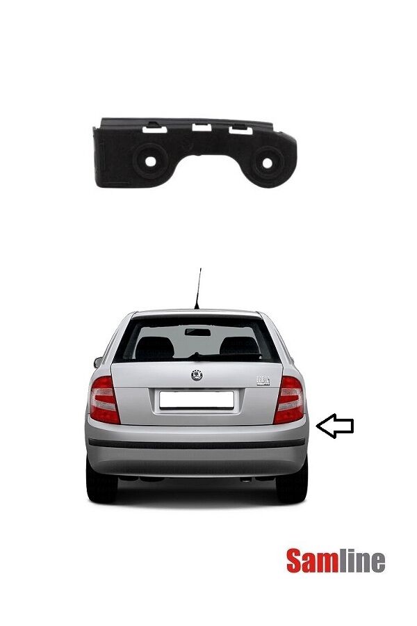 Tampon Bağlantı Braketi Arka Sağ Skoda Fabıa HB (2001-2007) 6Y6807376B