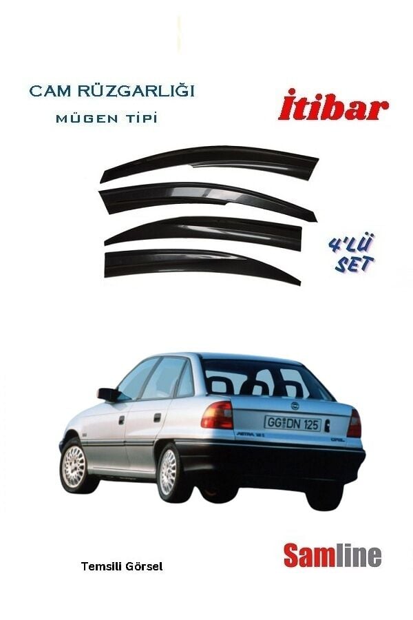 Cam Rüzgarlığı 4'lü Set Opel Astra F Sedan