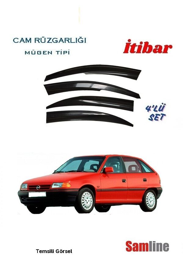 Cam Rüzgarlığı 4'lü Set Opel Astra F Hatchback