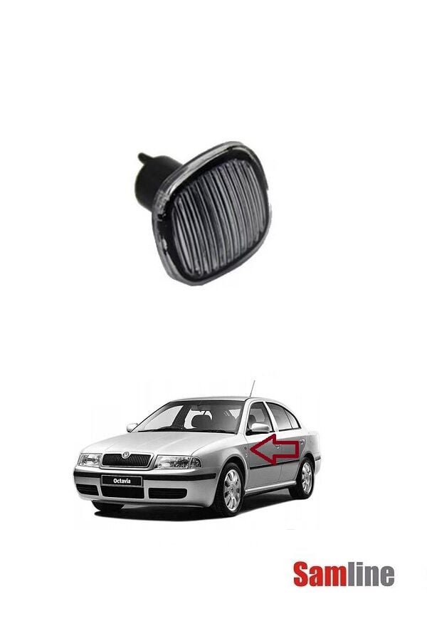 Sinyal Lambası Yan-Çamuruk Sinyali (Siyah) Skoda Octavıa (1997-2004)