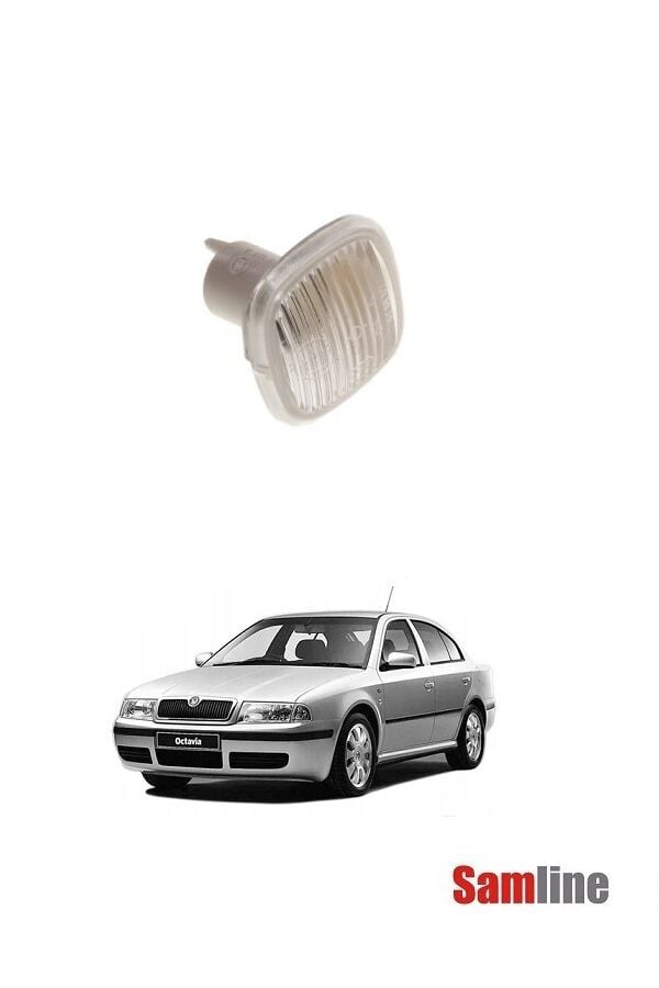 Sinyal Lambası Yan-Çamuruk Sinyali (Beyaz) Skoda Octavıa (1997-2004)