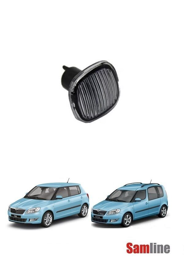 Sinyal Lambası Yan (Siyah) Skoda Fabıa II Roomster Çamurluk Sinyali