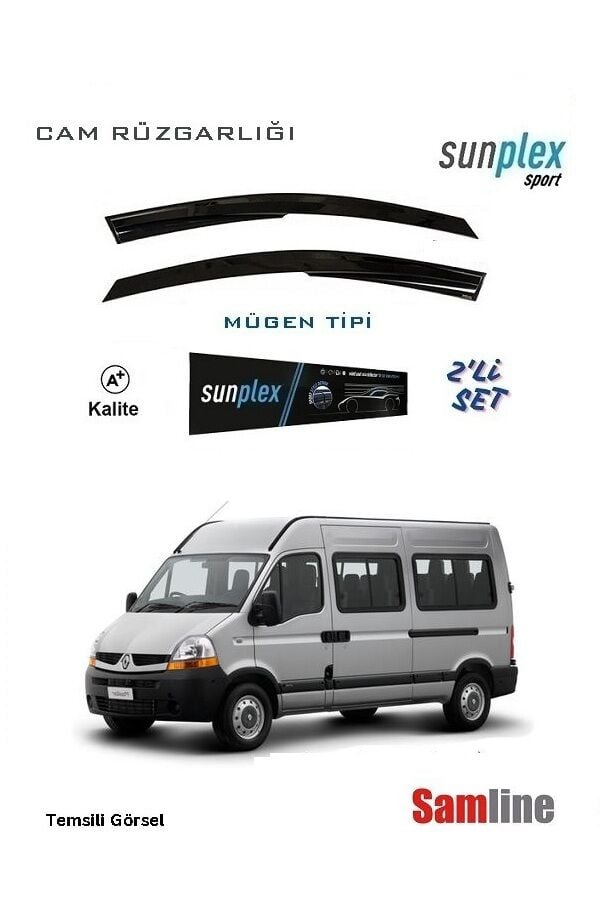 Cam Rüzgarlığı 2'li Set Renault Master (2004-2010)