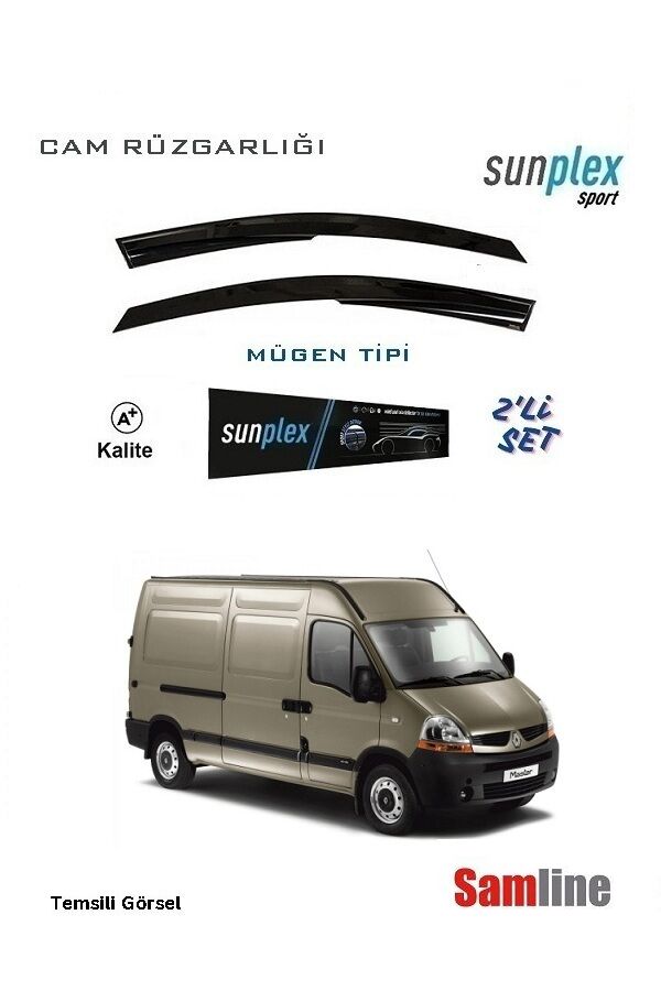 Cam Rüzgarlığı 2'li Set Renault Master (2004-2010)
