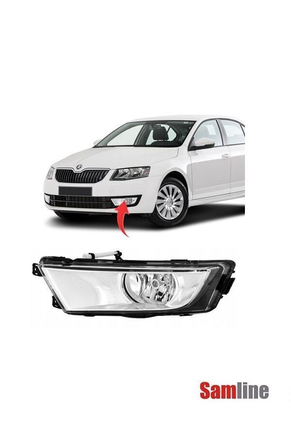 Sis Farı Sol (Beyaz) Skoda Octavıa (2013-2017) 5E0941701D