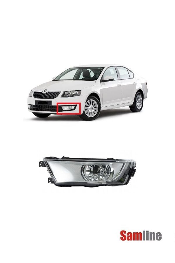 Sis Farı Sol (Beyaz) Skoda Octavıa (2013-2017) 5E0941701D