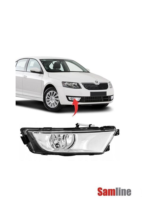 Sis Farı Sağ (Beyaz) Skoda Octavıa (2013-2017) 5E0941702D