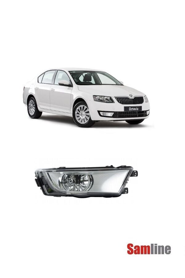 Sis Farı Sağ (Beyaz) Skoda Octavıa (2013-2017) 5E0941702D
