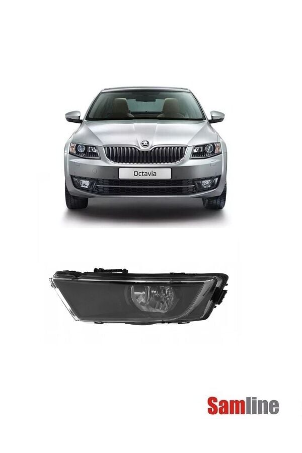 Sis Farı Sol (Siyah) Skoda Octavıa (2013-2017) 5E0941701E
