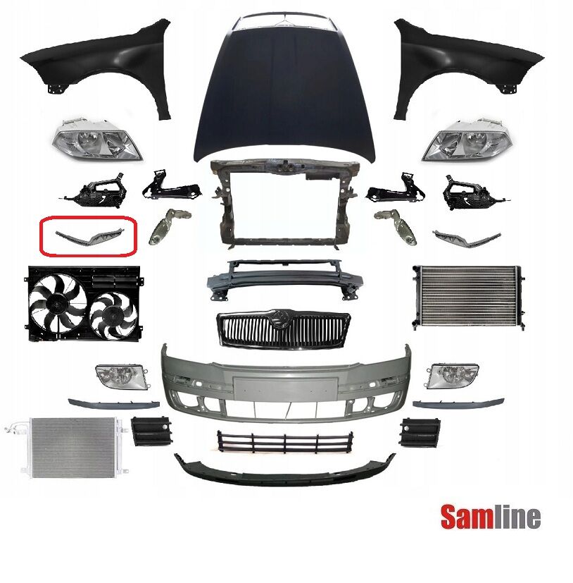 Tampon Bağlantı Braketi Ön Sağ Skoda Octavıa II (2005-2009) 1Z0807184B