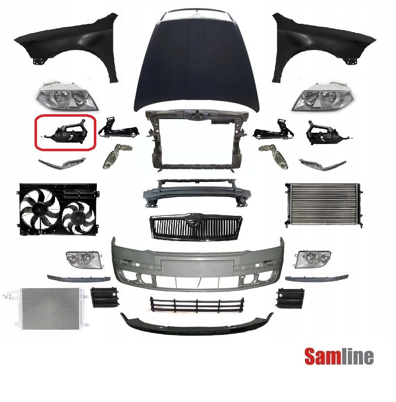 Far Alt Tesbit Tablası Sağ Skoda Octavıa II (2005-2012) 1Z0941340
