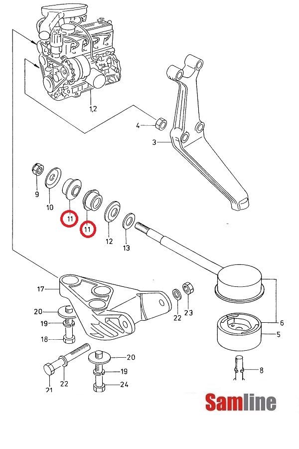 Motor Alt Gergi Uç Demiri Halka Lastiği Skoda Favorit Forman Pıckup (1989-1995) Tüm Modeller