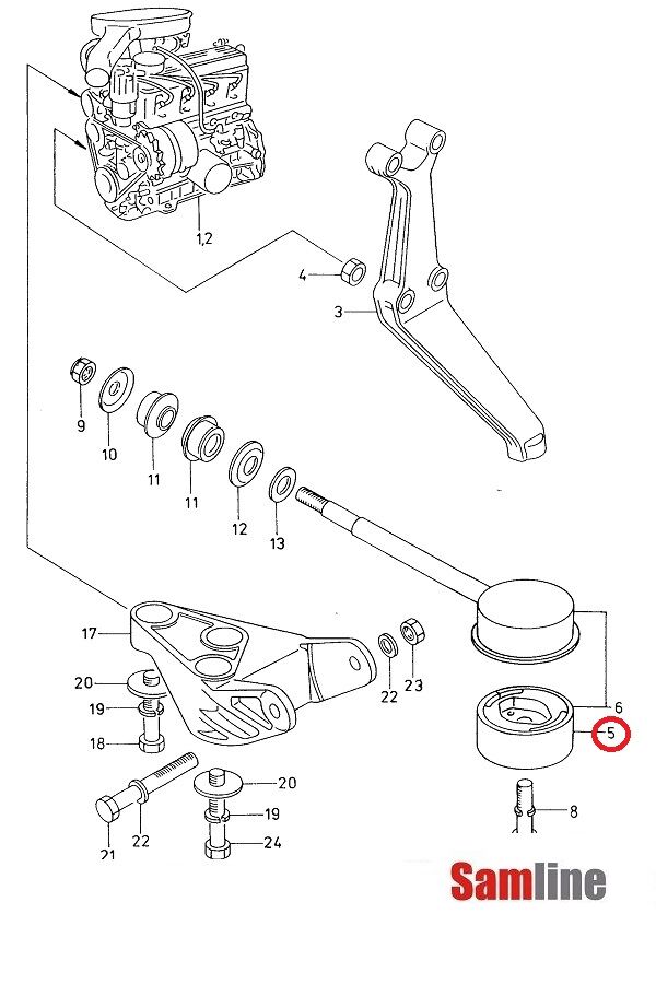 Motor Alt Gergi Demiri Takozu Skoda Favorit Forman Pıckup (1989-1995) Tüm Modeller