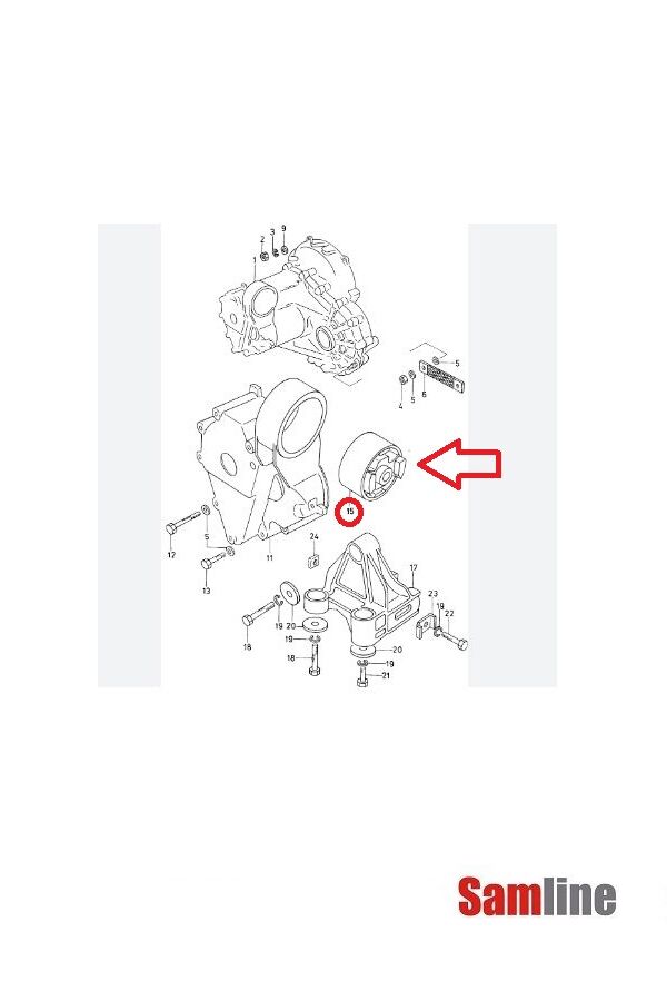 Şanzıman Takozu Skoda Favorit Forman Pıckup (1989-1995) Tüm Modeller 115202280