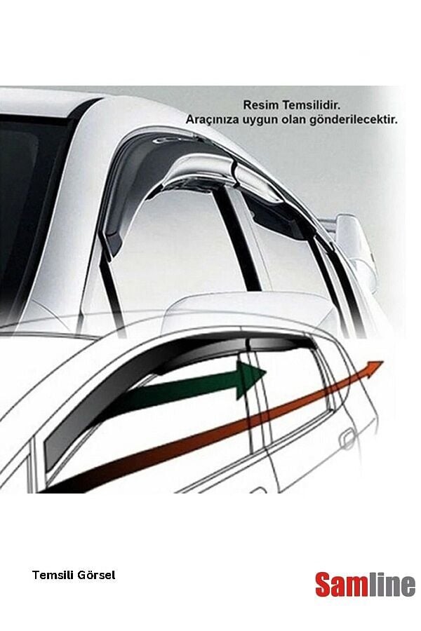 Cam Rüzgarlığı 2'li Set Opel Zafira (2021-2023) Sunplex Sport