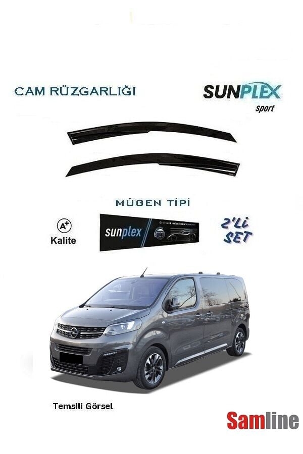 Cam Rüzgarlığı 2'li Set Opel Zafira (2021-2023) Sunplex Sport