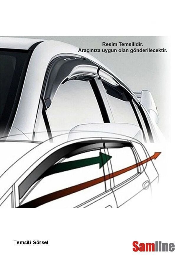 Cam Rüzgarlığı 2'li Set Opel Zafira (2024-2025) Sunplex Sport