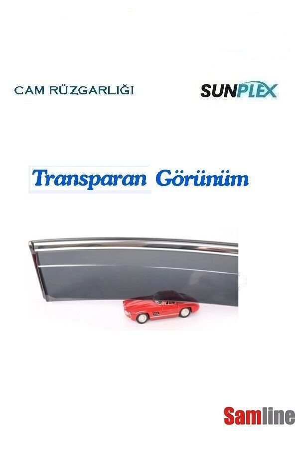 Cam Rüzgarlığı Kromlu 4'lü Set Toyota Proace City (2024-2026) SUNPLEX